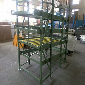 [Hot Item] Fifo Gravity Rack with Roller Rack Design and Powder Coated Surface