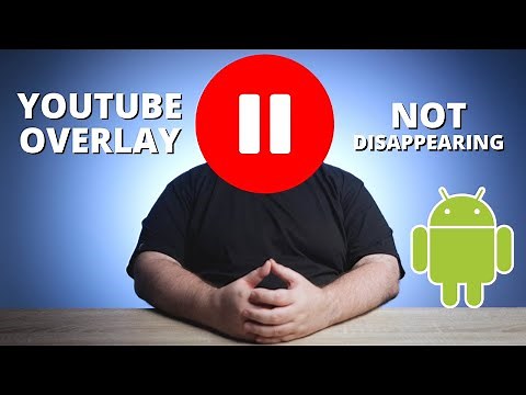 YouTube Pause Button Not Disappearing (For Android)