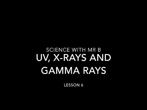 Lesson 6 UV,X rays and Gamma rays
