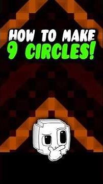 HOW TO MAKE THE NINE CIRCLES EFFECT IN GEOMETRY DASH #geometrydash #gd #shorts #games