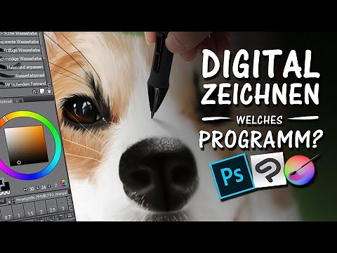DIGITAL ART - Photoshop VS ClipStudio VS Krita [German] | Drawinglikeasir