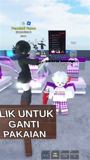yg sayang furab ayok main ini💜💜 Map; "Mount Furap" pake tanda petik ya #roblox sc;@ heavenlydayss