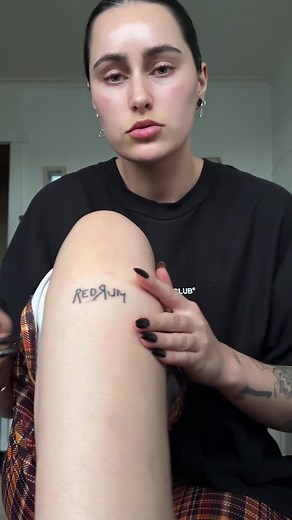 Discover the Meaning of Redrum Tattoo and its Connection to The Shining