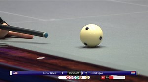 Niels Feijen misses out on the chance to lead 3-0 and invites Fedor Gorst in to hit back after three racks #USOpenPool 🇺🇸 | Matchroom Pool