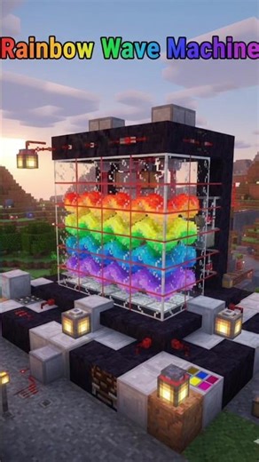 Rainbow wave machine #minecraft#@gaming_time_30