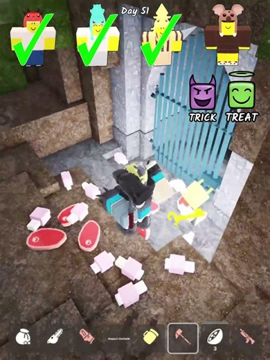 Saving Kids With Full Obsidian Armor| 99 Nights in the Forest🌲