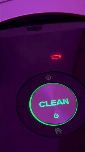 Charging error one means Roomba cannot detect battery