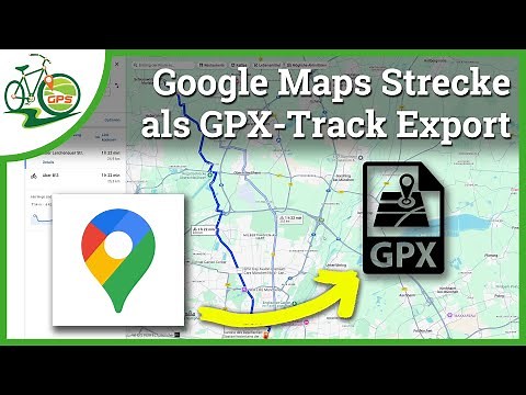 Google Maps route GPX track export - simply send the tour to your GPS navigation system