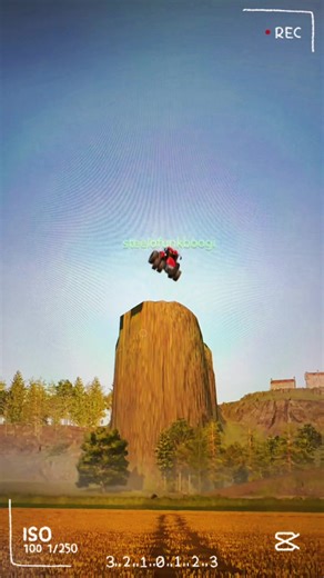 Epic fs25 jump! #mod #fs #ramp #fly