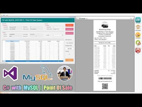 สอน C# ระบบ POS: ออกแบบ Receipt Settings ตั้งค่าหัว-ท้ายใบเสร็จ และโลโก้ร้าน (ครบจบในคลิปเดียว)