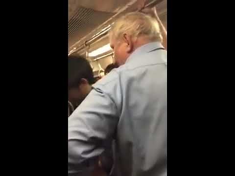 Man picks fight with teenager on the MRT, a commuter steps in and asks the man to leave the train