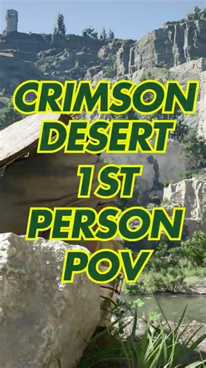 Crimson Desert 1st Person Footage on Base PS5