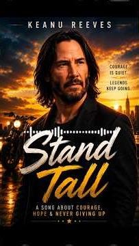 Keanu Reeves - Stand Tall (Official Music lyrics video)