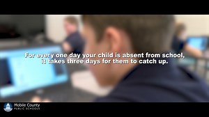 August is National Truancy Prevention Month. As we get ready for a new school year, remember that attendance in important. Parents, thank you for all you do to get your children to class on time and ready to learn. #LearningLeading | Mobile County Public Schools