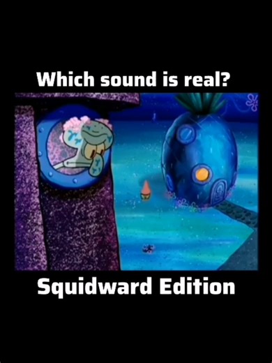 Real vs. Fake Sounds: Squidward Edition
