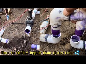 Quick Fix! Repair your main water line leak effortlessly | How to