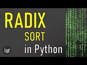 Radix Sort in Python (Tutorial) - Testing and Timing