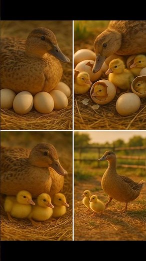 Hatching Duck Eggs Step by Step 🐣 | Adorable Duckling Moments on the Farm