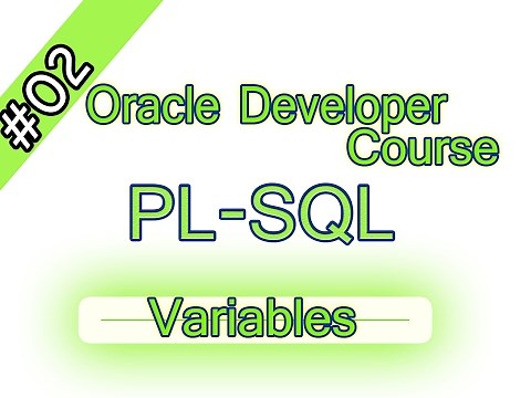 02- Oracle PL/SQL Arabic course – Variables Part 1 المتغيرات – الجزء الأول