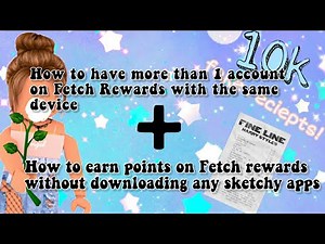 How to have more than 1 account on Fetch Rewards + How to earn points fast and easy! | arixmoonxv65