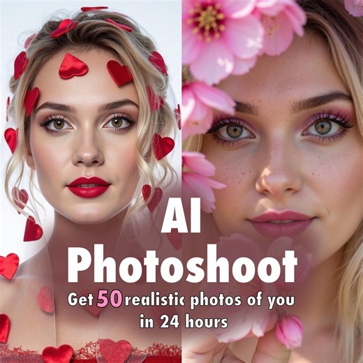 Personalized AI Photoshoot in Any Style | 50  Unique Images in 24 Hours. Virtual Neuro Photo Session, Custom Digital Portrait Session - Etsy