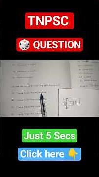 🎲 DICE - Just 5 Secs || Click here 👇 #tnpsc