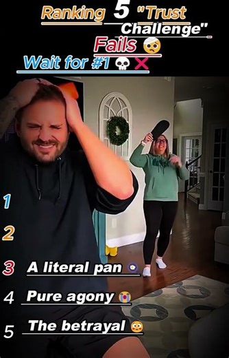 Ranking Trust Challenge Fails 🤕🤣#Shorts