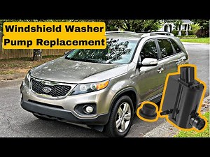 2011 - 2015 Kia Sorento Windshield Washer Pump Replacement EASY!