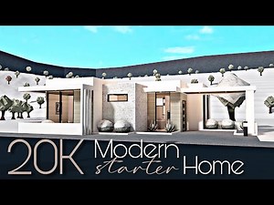 BLOXBURG: 20K MODERN STARTER HOME | NO-GAMEPASS