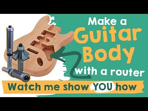 The ABSOLUTE BEST Way To Build A Guitar Body with a Router Template