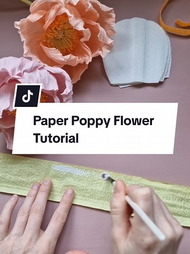 Icelandic Poppy Paper Flower Tutorial for Weddings