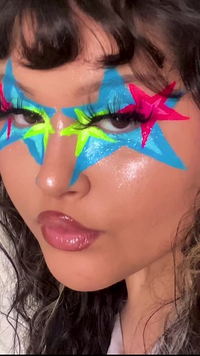 Colorful JJBA Inspired Eye Makeup Tutorial