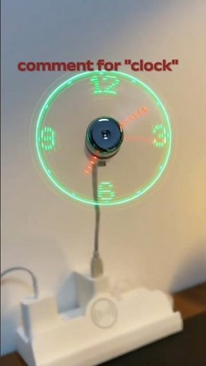 “This USB Clock Fan Will Blow Your Mind! 😱💨 LED Real Time Clock Gadget” #2026