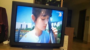 怀旧crt电视机