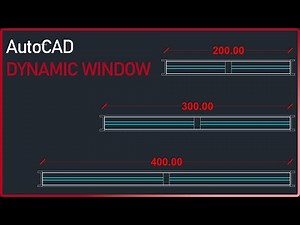 How to Create a Dynamic Window Block in AutoCAD | Step-by-Step Tutorial for Architects & Designers