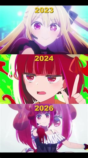 L’évolution du groupe B-Komachi dans Oshi no ko✨🩷Une Anime Girl Cute.#animeedit #oshinoko #fanedit