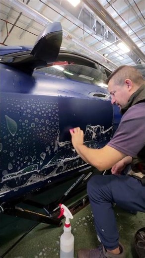 Matte PPF Transformation Continues on this Tesla Model S | Driver Door Install