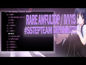 ivvys + stepteam + awfultop drumkit ( very rare! )