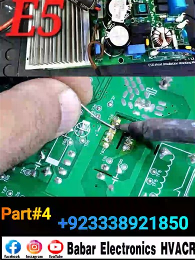 #creatorsearchinsight PEL Dawlance Kenwood DC inverter AC E5 error code AC PCB By Babar Electronics HVACR #unfreezemyaccount #PEL #Dawlance #Kenwood #DCInverter #AC #E5ErrorCode #ACPCB #BabarElectronics #HVACR #AirConditioner #CoolingSolutions #HomeComfort #EnergyEfficiency #SmartTechnology #CoolingSystems #HVACRepair #StayCool #ClimateControl #HomeAppliances #FaultDiagnosis#homeimprovement #homeimprovementtip #ComfortSolutions #HomeImprovement #HomeCooling #GreeCooling #smarthomes #HVACInnovati