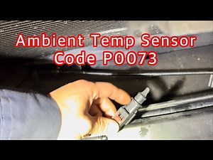 Chrysler 200 Ambient Temp Sensor Replace - Code P0073