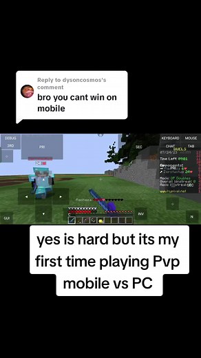 Best Pojav Launcher PvP Server with Mobile vs PC Practice