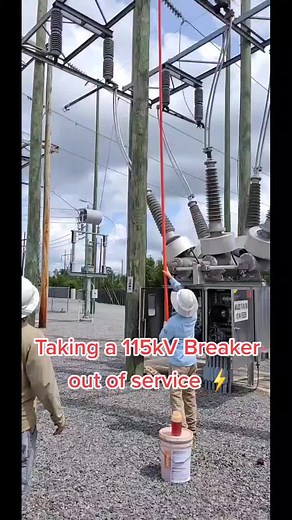 115kV Circuit Breaker Out of Service Switching Process