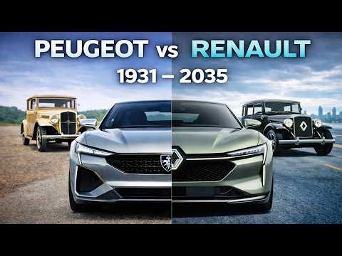 Peugeot vs Renault (1931–2035) 100+ Years of French Automotive Evolution