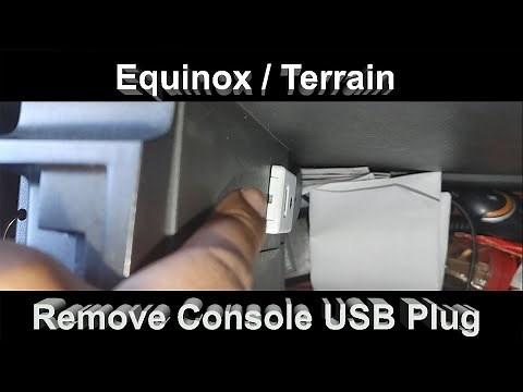 Equinox Terrain - Remove Console USB Plug