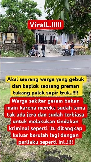 The punishment of extortionist thugs beaten by residents #bangrenggochannel