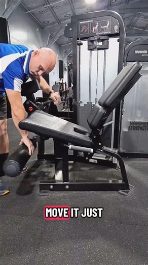 How to Leg extension machine