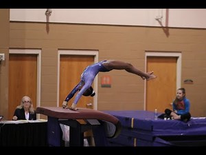 Gymnastics level 8 vault routine | Sydney