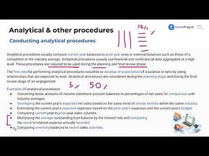 Conducting Analytical Procedures [CPA Prep]