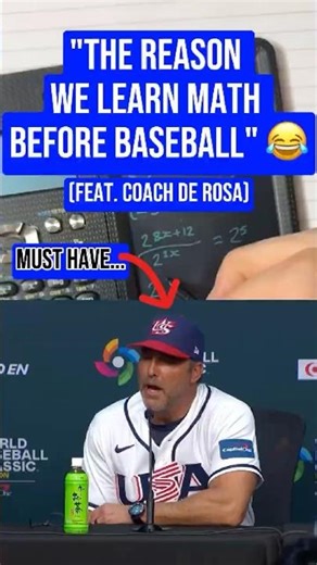 The Reason We Learn Math Before Baseball ⚾ (Feat. Mark DeRosa’s $0.53 Mistake) #shorts