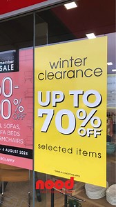 1.2K views | Whatever your weekend plans, be sure to pop into your nearest nood store (or shop online) to make the most of Winter Clearance. With huge savings across a selection of home décor and furniture, it’s the perfect time to treat yourself. #noodnz #winterclearance #homedecor | Nood | Facebook